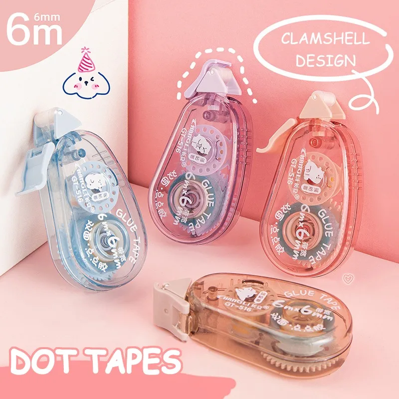 Nastro adesivo a punti fai da te Scrapbooking cancelleria creativa materiale scolastico nastro adesivo biadesivo trasparente cancelleria