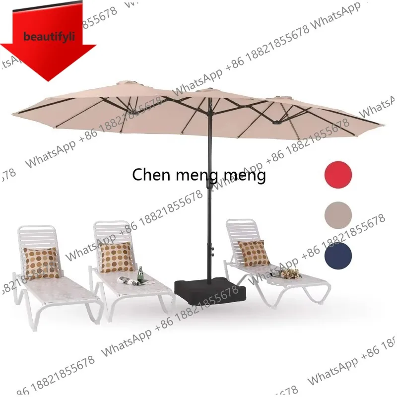 

Высококачественный, недорогой зонт с металлическим каркасом большого размера для освещения ресторанов, садов, патио, у бассейнов, клубов, пляжей, курортов и парков.