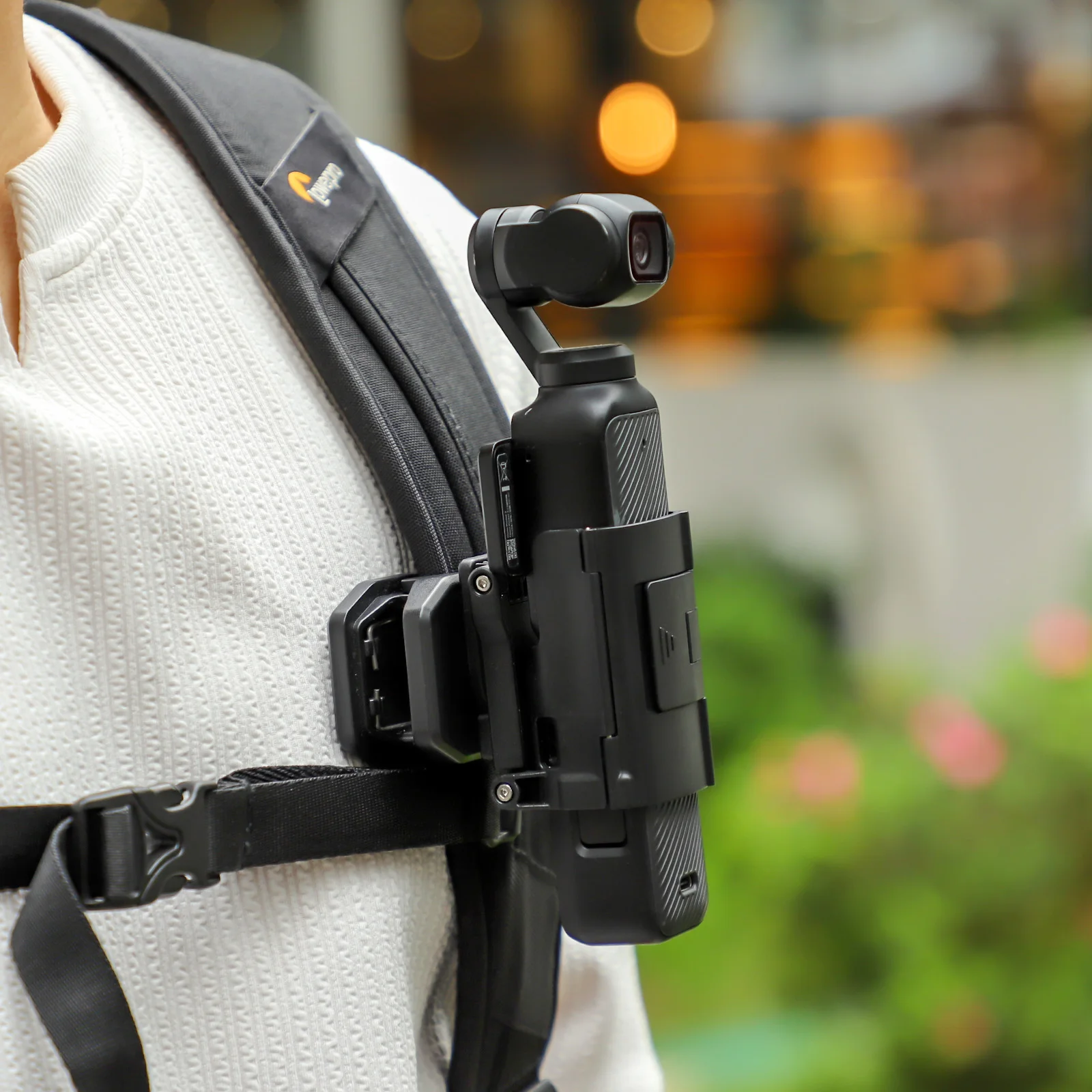 For DJI Pocket3 Backpack Clip Stretchable Rotating Magnetic Mount Accessory