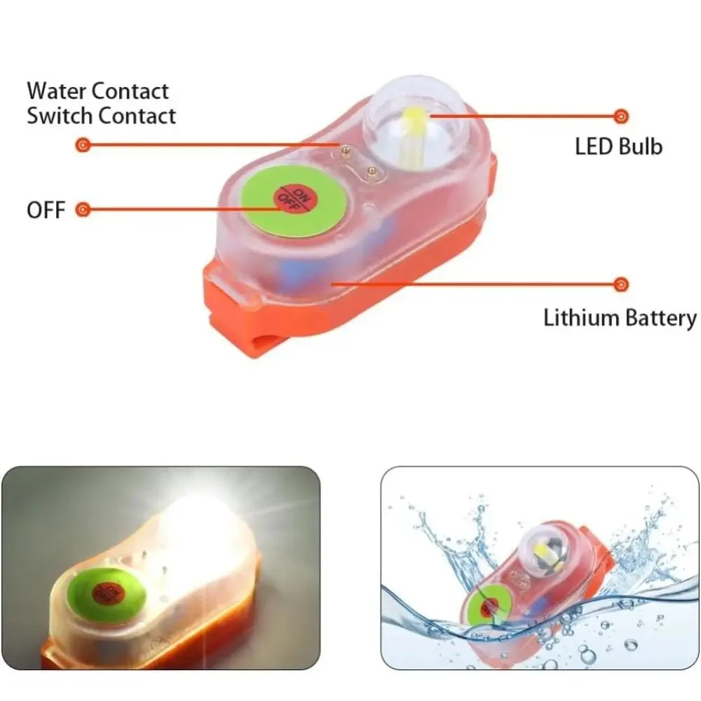 Lithium Life Attract Light Lamp Life Life-saving Life Vest Light Emergency Overboard Survival Life Jacket Light