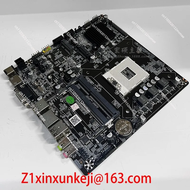 ITX industrial control main board HM65 dual memory slot DDR3 mini