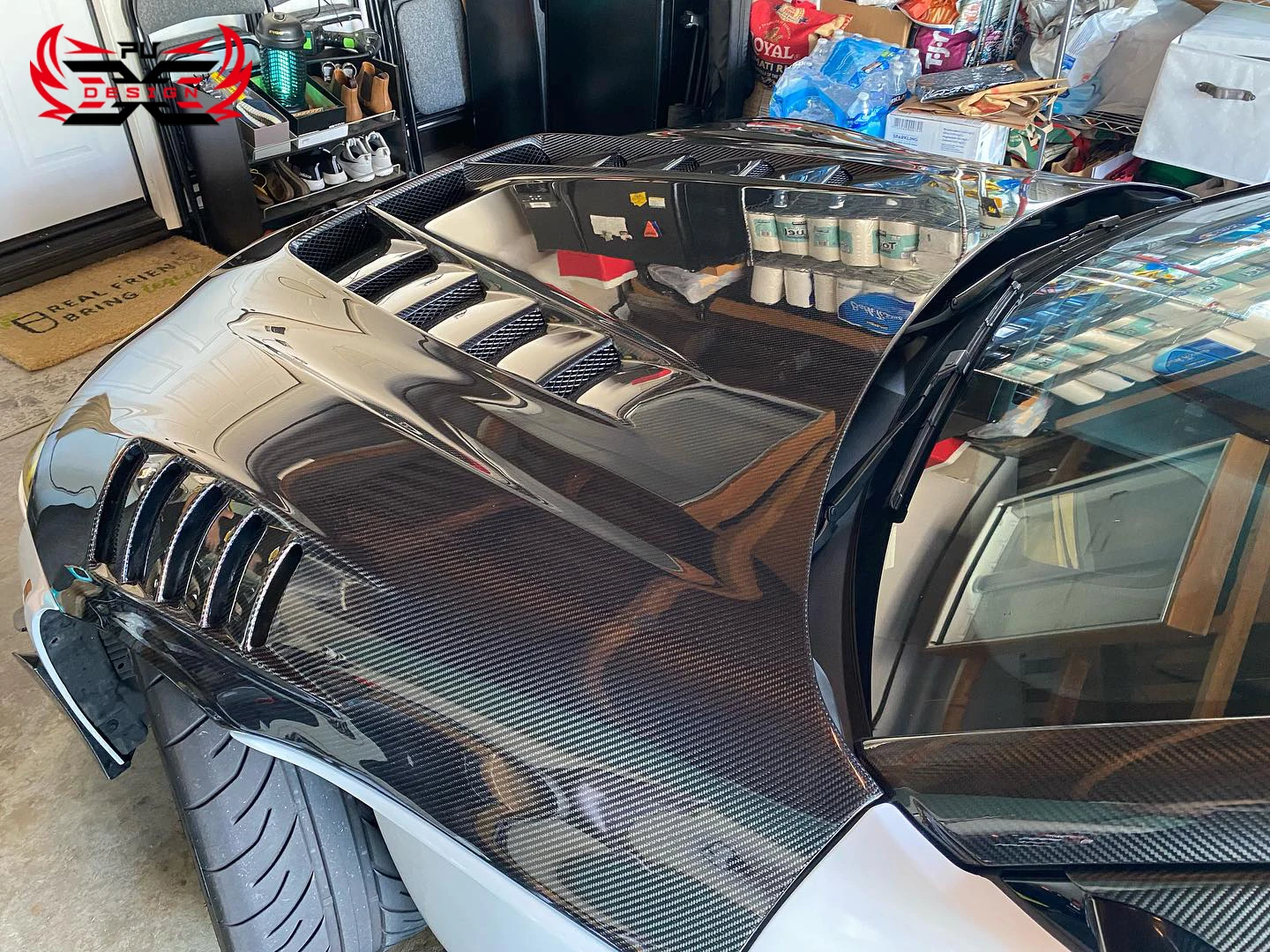 الجملة سيبون نمط هود ألياف الكربون لتويوتا Gr Supra A90 A91 Mk5 هود اكسسوارات السيارات غطاء المحرك الكربون