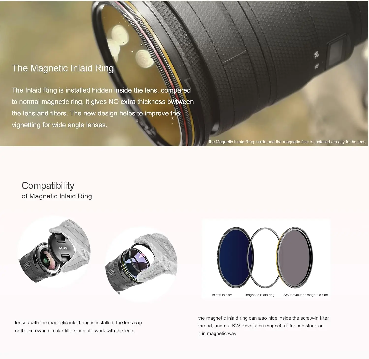 Kase Wolverine Revolution 77mm Entry Filter Kit Magnetic Shockproof Tempered Optical Glass w Color Coded Rings inc CPL ND8 ND64