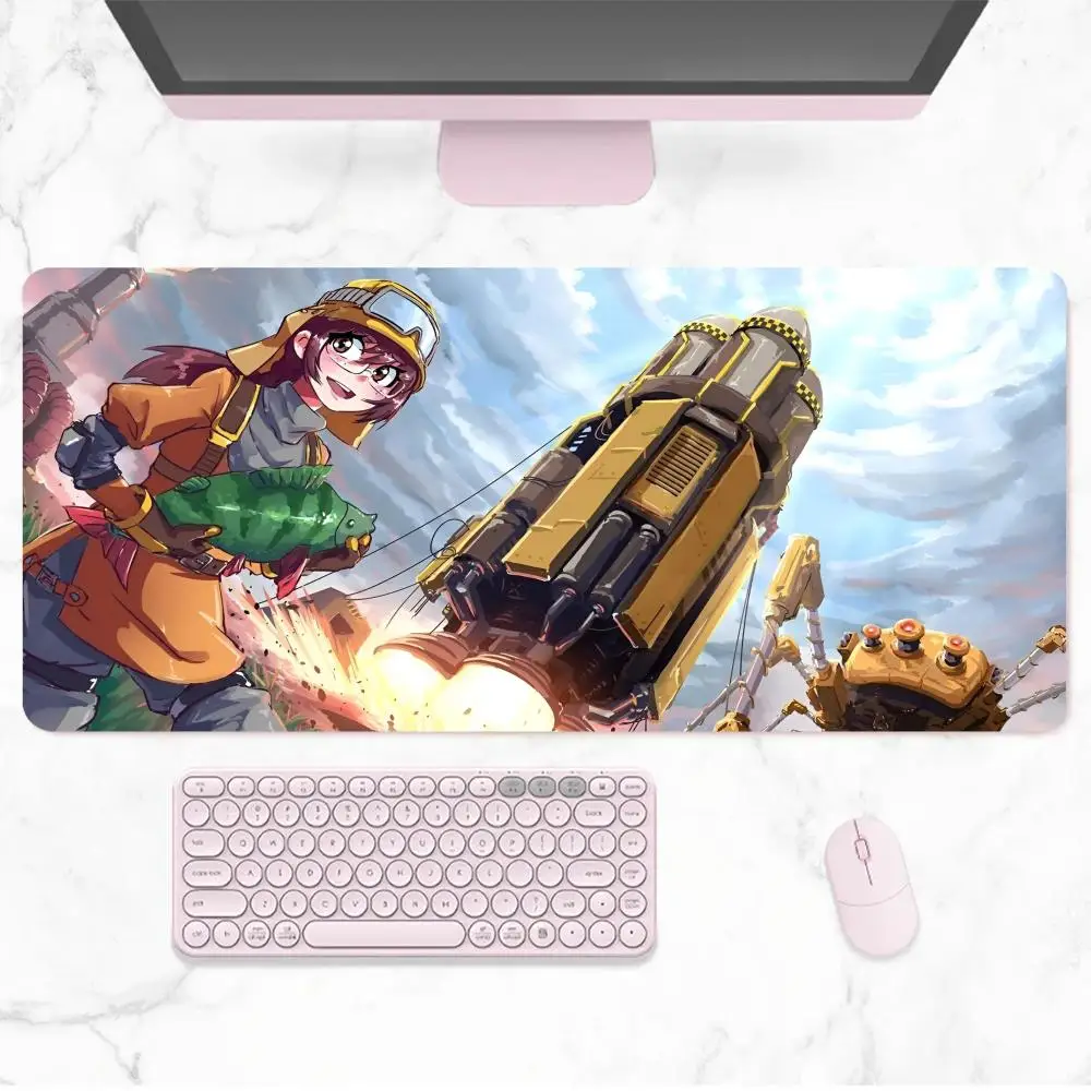 F-Factorio Muismat Rubber Grote Muismat Speltafel Toetsenbord Pad Rubber Tapijt Notebook Muismat