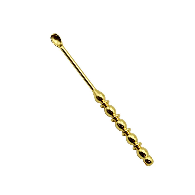 Z. Mini Stainless Steel Round Head Ear Spoons Retro Portable Ear Cleaning Tool Ear Pick Ear Wax Remover Curette Cleaner