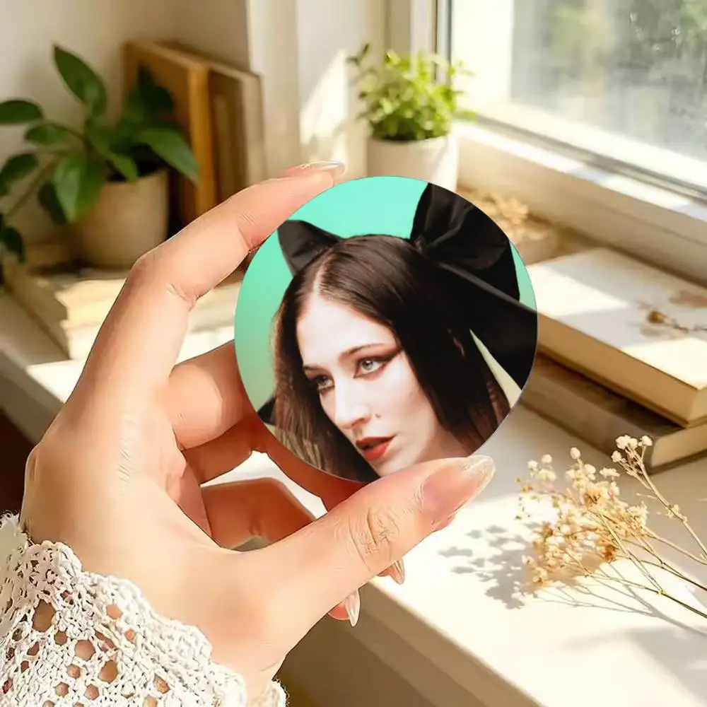 Singer C-Caroline P-Polachek Badges 25 32 44 58 75 mm Round Cosplay Pin Bag Decor Fans Collect Friends Gifts Brooch Souv