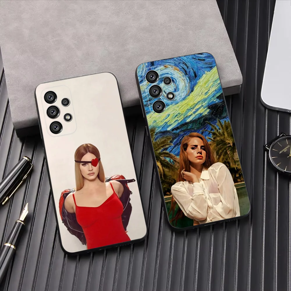 L-Lana Del Rey   Phone Case For Samsung Galaxy A13,A21s,A22,A31,A32,A52,A53,A71,A80,A91 Soft Black Shell