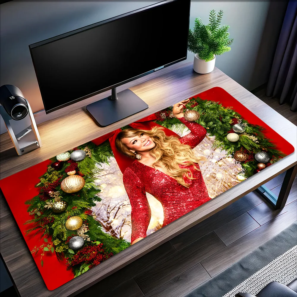 Carey Mouse Pad Non-slip Lockedge Singer Mariah Office Student Gaming Thickened Large Merry Writing Christmas Cushion MousePad