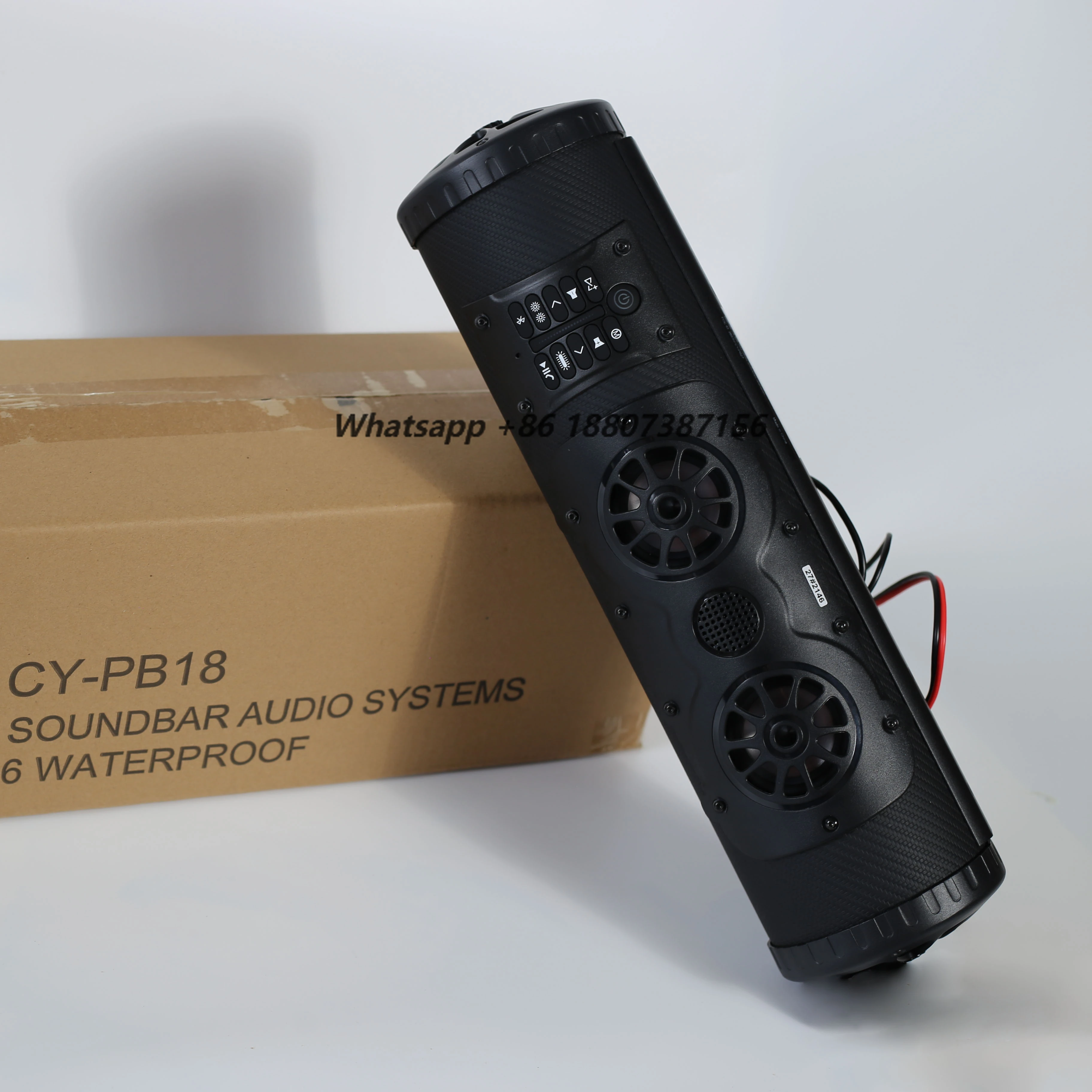 

18 Inch RGB UTV Sound Bar Waterproof Bluetooth Multicolor Lights 500W Soundbar for UTV ATV Golf Cart