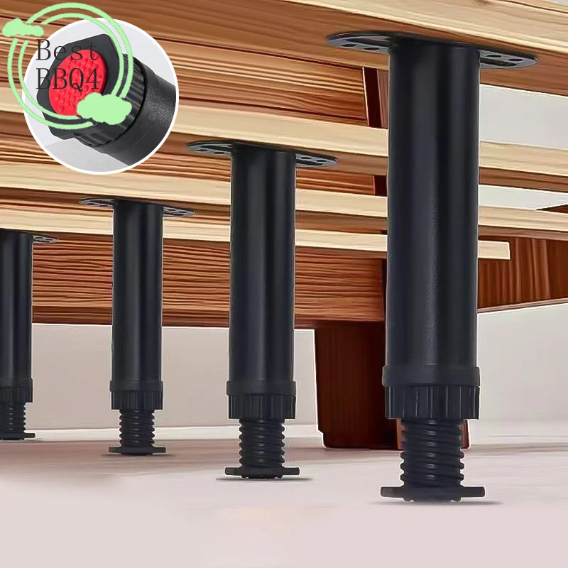(BBQ4)Telescopic Adjustable Bed Beam Support Furniture Legs Load Bearing Non-Slip Noise Reducing Base For Sofa Bed Frame Table