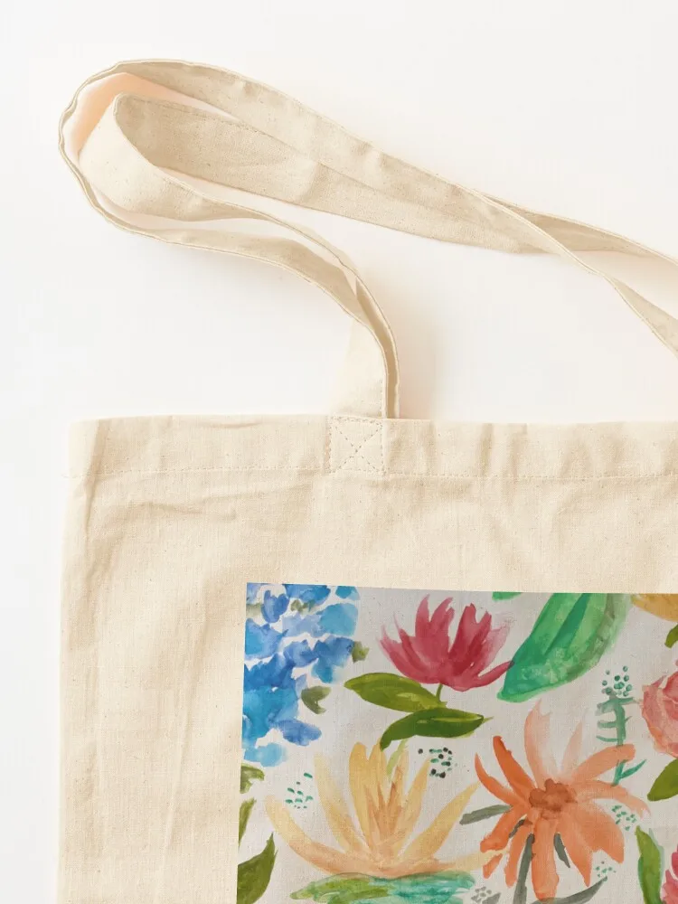 Watercolor Flowers Tote Bag tote bag Women's tote bag Women's Gift