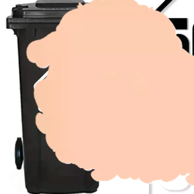 Trash Can Dustbin Number Sticker Self Adhesive Wheelie Bin Stickers Garage Decals DIY Free Combination Weatherproof No Peel