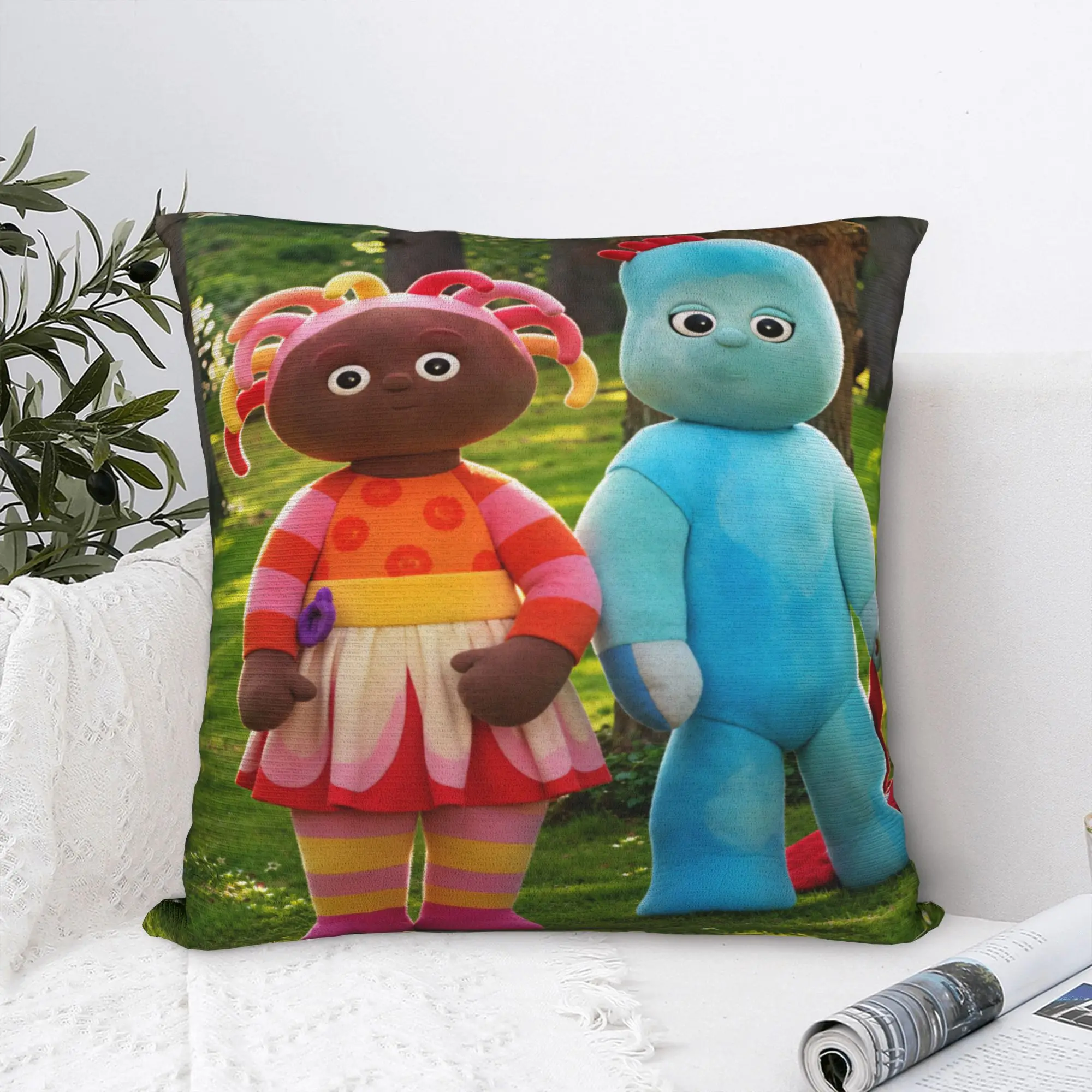 The Haahoos In the night garden Pillow Case  Funny Pillow Cover Comfy Pillowcases For Sofa Couch Bed Living Room