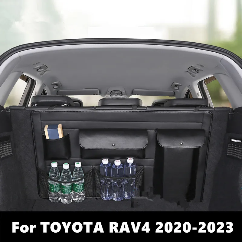 

For TOYOTA RAV4 2020-2023 Car Multi-Pocket Organizer Large Capacity Folding Storage Bag Trunk Stowing and Tidying high quality