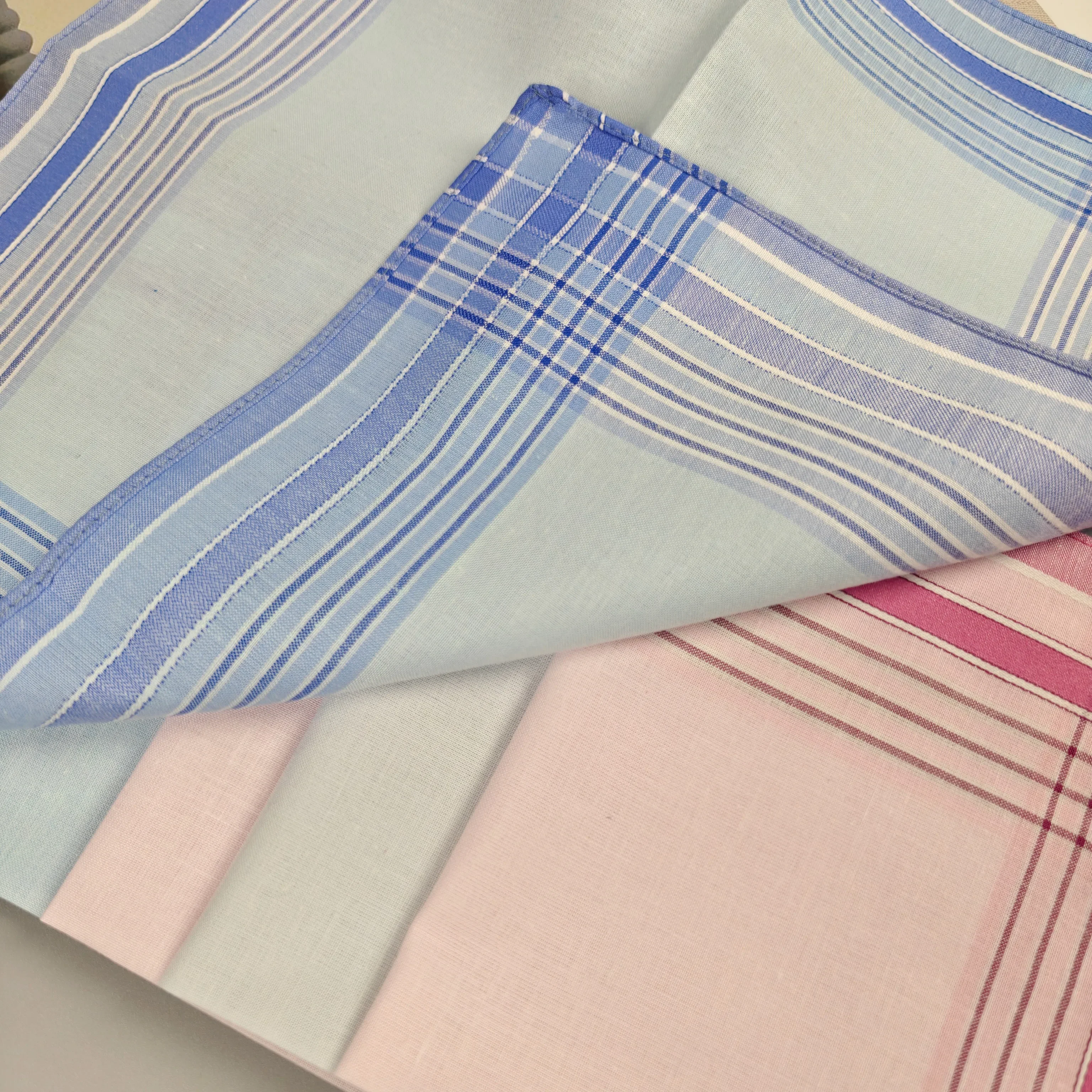 7 قطعة الغزل مصبوغ رقيقة النسيج الساتان منديل أسبوع واحد دعوى 29 سنتيمتر/11.4in مجموعة عصرية ل الأعمال لباس غير رسمي