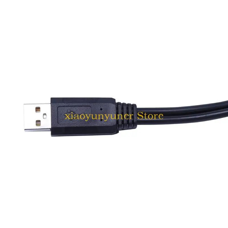 P9JB USB Splitter, USB 2.0 Y Splitter Charger Cable 1 Male to 2 Female Power Cord Extension Hub Adapter for Car / Laptop