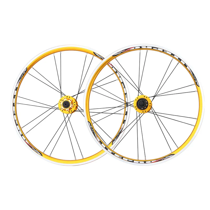 Litepro 20inch Bike Wheel Rims 406 74x130mm V Brake Wheelset 451 100x135mm Disc Brake Wheel Set For Folding Bicycle