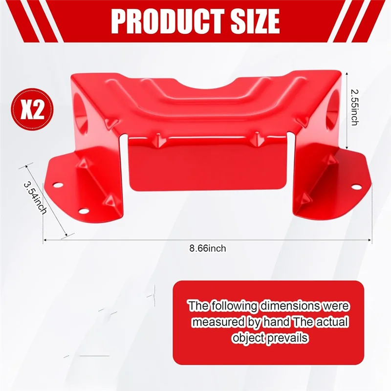AAAN-2 Pack Чехол для палубного ремня 42 "46" Защитный чехол для шкива палубы шпинделя для MTD Craftsman Troy-Bilt Red