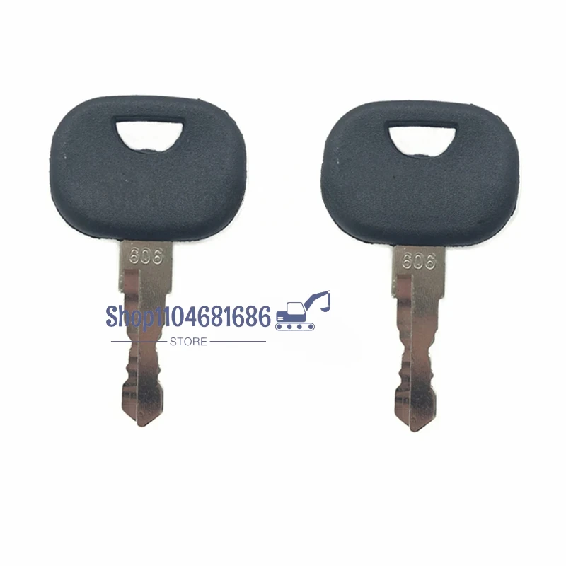 

2 шт. 606 ключ зажигания для стартера Liebherr John Deere гусеничного погрузчика тяжелого оборудования