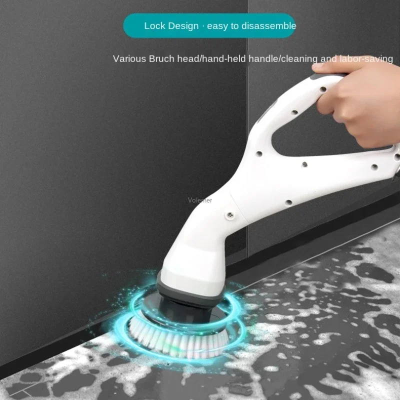 Xiaomi Home Electric Cleaning Brush Rechargeable Scrubber with Detachable Heads Brush Bathtub Tile Professional Cleaning Brush