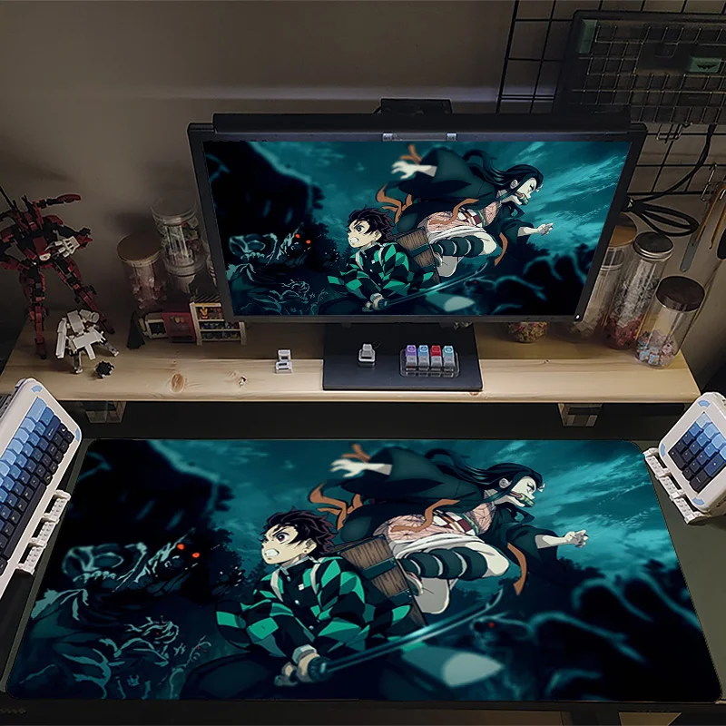 

Personalized Fabric Mouse Pad Anime Table Mat Carpet Desk Mat Demon Slayer Mouse Mat Big Mousepad Rubber Mat for Computer Table