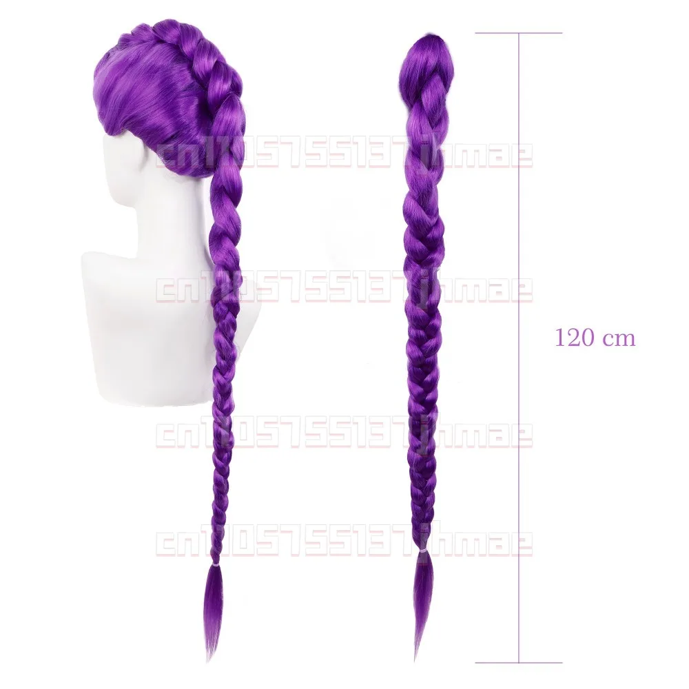 فيلم Kpop شعر مستعار تأثيري ميرا رومي زوي شيطان الصيادين أرجواني أسود أحمر طويل الشعر مقاومة للحرارة بيروكات صناعية كرنفال الدعائم #3