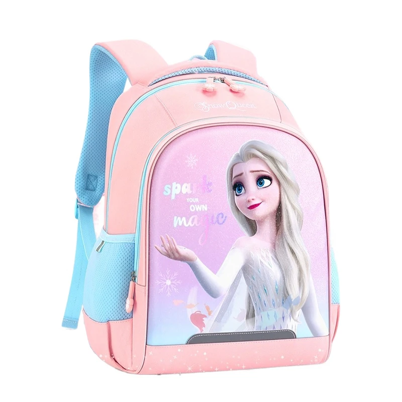 

Рюкзак принцессы Эльзы Disney «Холодное сердце» для девочек, детская сумка на плечо, дышащая, легкая, прочная, эргономичная, для школьных путешествий