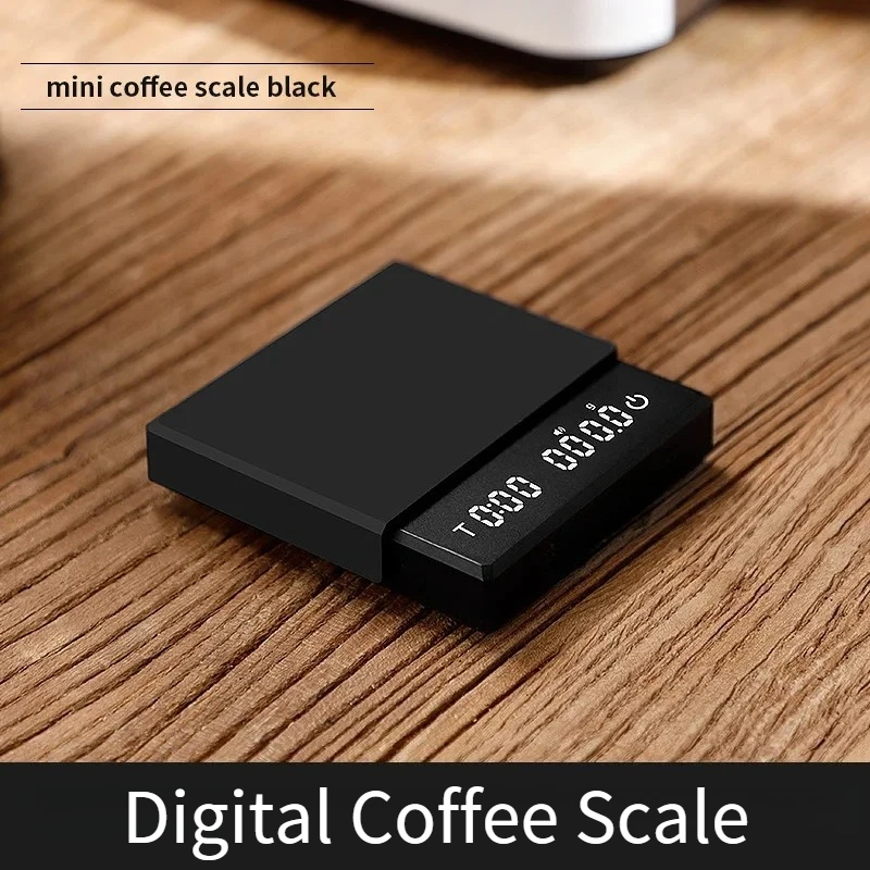 Bincoo Professional Coffee Scale Mini Smart Timer 2kg/0.1g g/oz/ml High Precision Digital Weight Kitchen Scale Home Barista Tool