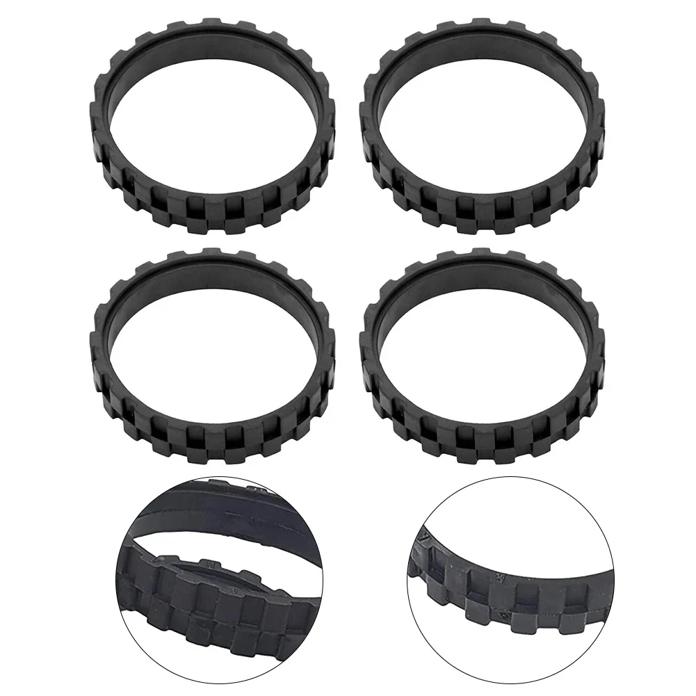 4 шт. противоскользящие резиновые шины для пылесоса, колеса для пылесоса, аксессуары Fo-Irobot для колес Roomba серии 5/6/7/8/9/I7 S9 +