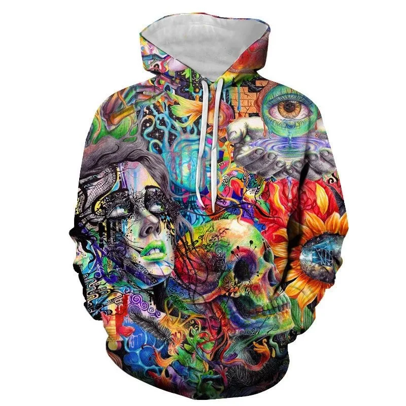 NewFashion Trippy Buddha Mandala Psychedelic Art Retro Pullover Streetwear 3DPrint Harajuku Unisex Casual Funny Jacket Hoodies