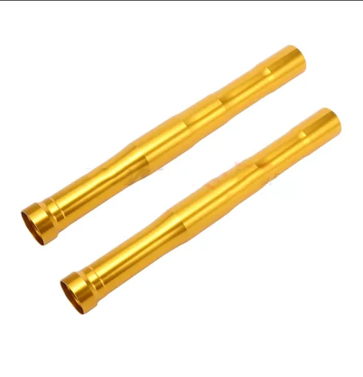 BB 608mm 2×Front Fork Tubes Outer Pipes Legs For BMW F800GS 2006-2012 2007 2008 2009 Gold Shock Stanchion Brake Suspension Bars