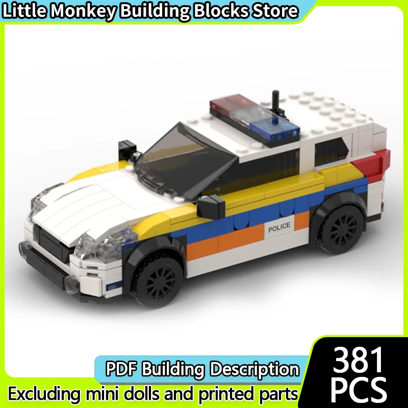 

Speed Racing Car Model MOC Building Bricks Police Special Vehicle Modular Technology Children Holiday Gifts Assemble Toys Suit