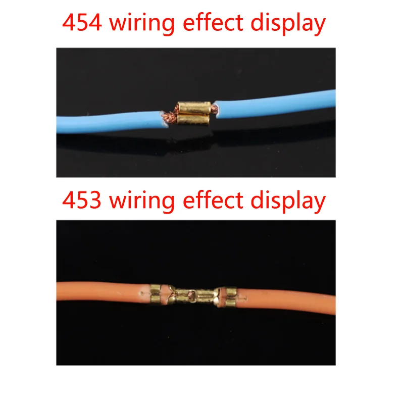 Terminal type crimping buckle wiring terminal wire parallel connector copper buckle 452 / 453 / 454type