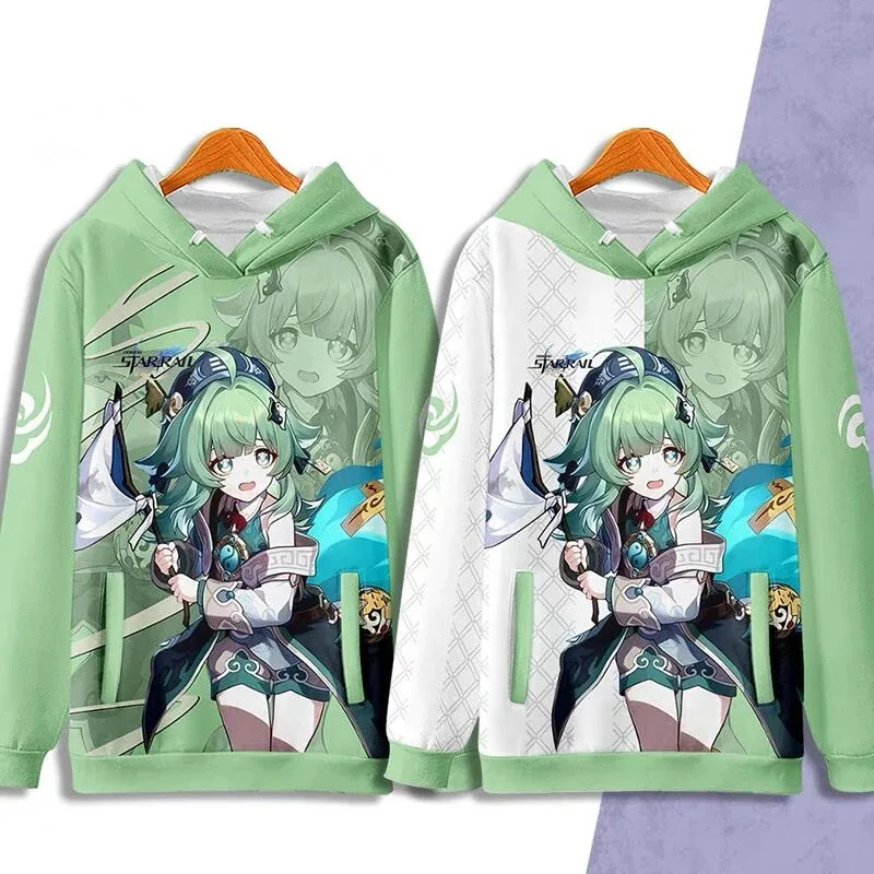 

Honkai Star Rail HuoHuo Cosplay Hoodie Costume Sweatshirts Jacket Coat Huo Huo Pullover Sportwear Streetwear Tops