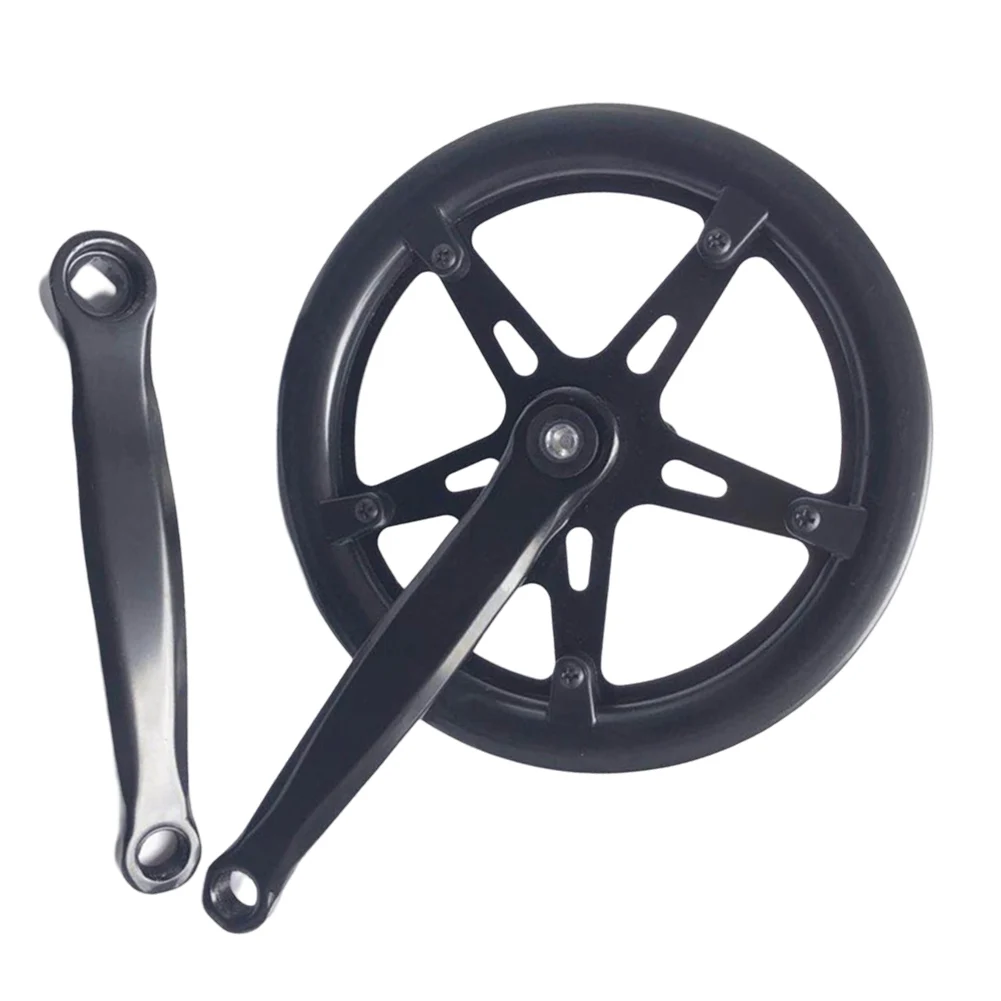 

Electric Bike Crankset 170MM 46T Replacement Bike Parts Square Hole Design 890G Weight Aluminum Alloy Material