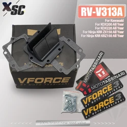 Motorcycle V-Force 3 Reed Valve V313A For KAWASAKI KX125 KMX125 1999 2001 KX500 KX 125 500 KMX 125 KDX200 220 KRR KRZ150 KMX500