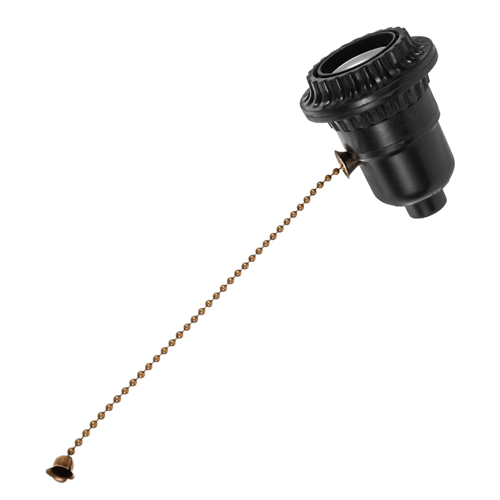 

Stylish Pull Chain Light Fixture Lamp Holder with Zipper Design Solid Construction for Home Office Use Pull Chain Light Socket