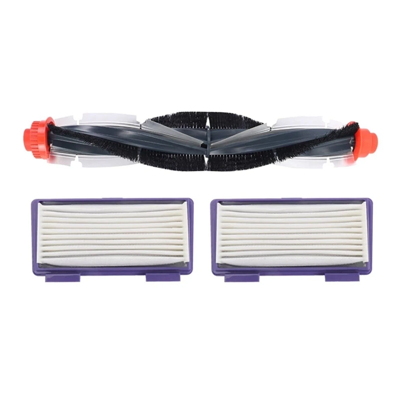 HEPA Filter Curved Combo Roller Brushes Parts For Neato XV-21 XV Signature Pro XV-11 XV-12 XV-15