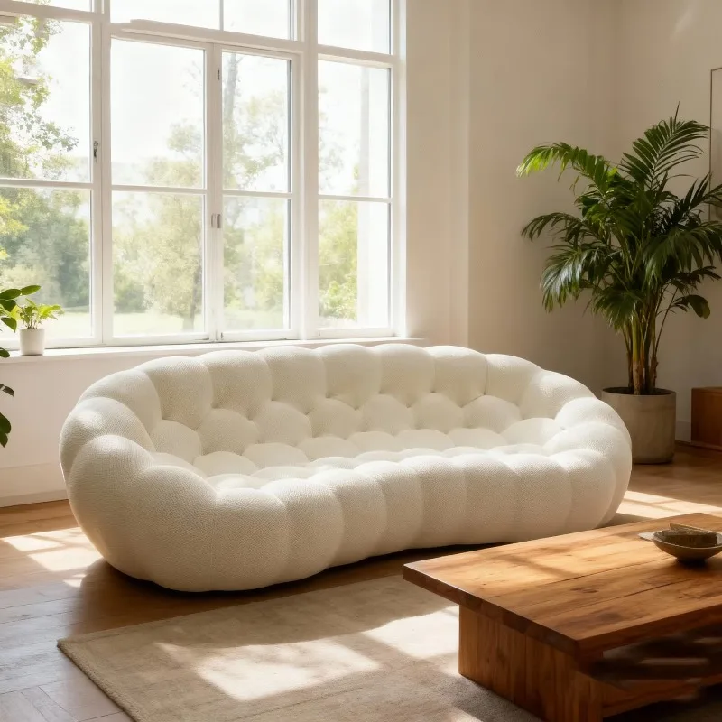 |Sofa Memory Combination Roll Compression Sofa Bubble Modular Foam Single Compression Sofa