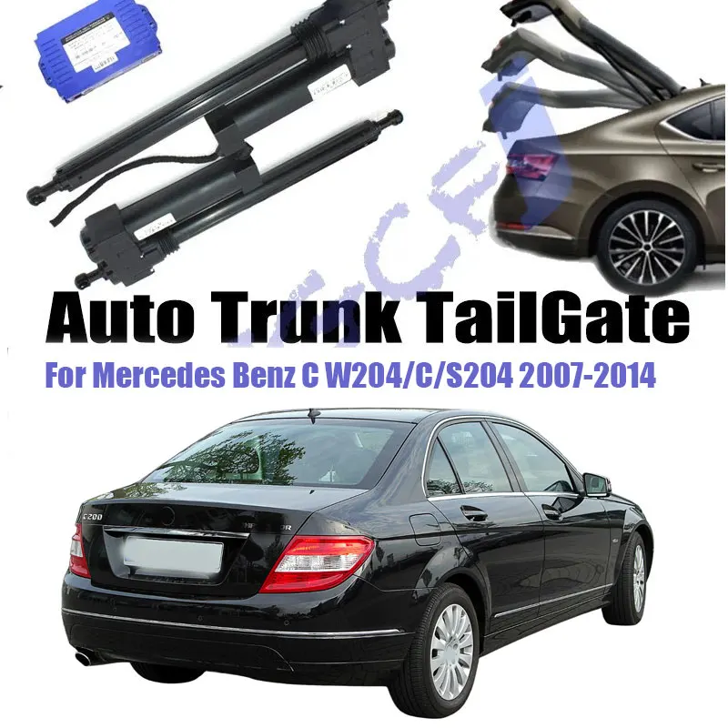 For Mercedes Benz C W204 C63 AMG 2007-2014 Car Power Trunk Lift Electric Hatch Tailgate Strut Hands Free Auto Rear Door Actuator