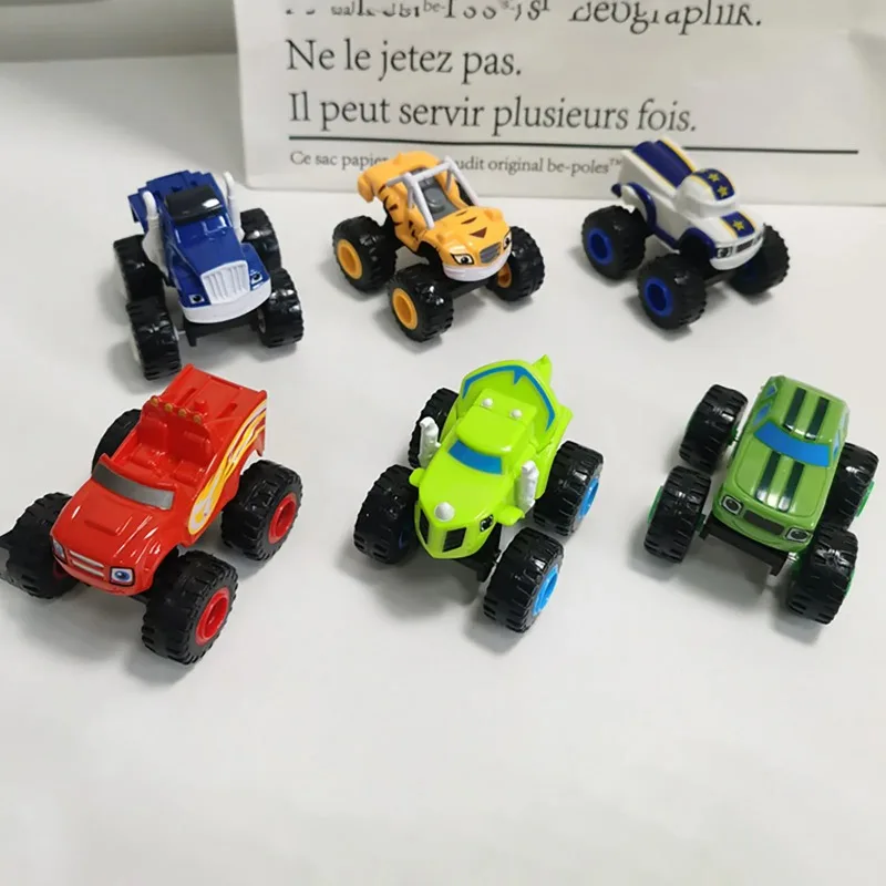 Klassisches Flammen-Automodell, Trägheits-Druckgussauto, Renngrafiken, Flammen-Kinderspielzeug, Monster-Trucks, Spielzeugautos für Kinder. – Detail 8
