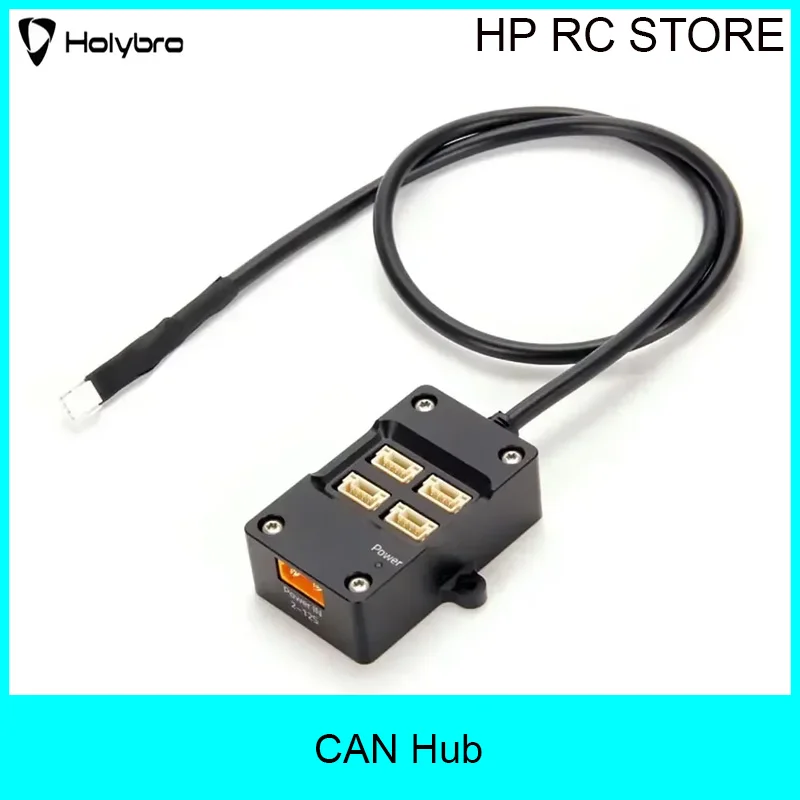 Holybro CAN Hub 2-12S, CAN Bus Port Expander for PX4 & Ardupilot, Wide Compatibility with Flight Controller & Peripherals RC
