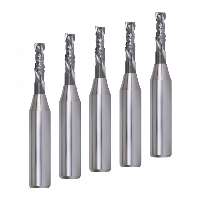 12.7mm Shank TCT 2 Flutes Up Down Cut 1/2 Inch Spiral Milling Cutter CNC Router Bit Compression End Mill Carbide