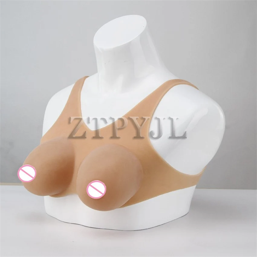 Silicone Breast Forms A-E Cup Realistic Fake Boobs Tits Enhancer Crossdresser Transgender Crossdressing Artifical Huge Chest