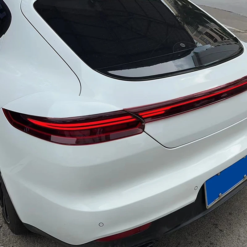 YU GUANG for Porsche Panamera 970 Smoked Taillights 2014 2016 970.2 LED Upgrade 971 Car Auto Parts Tail Light Through Taillight