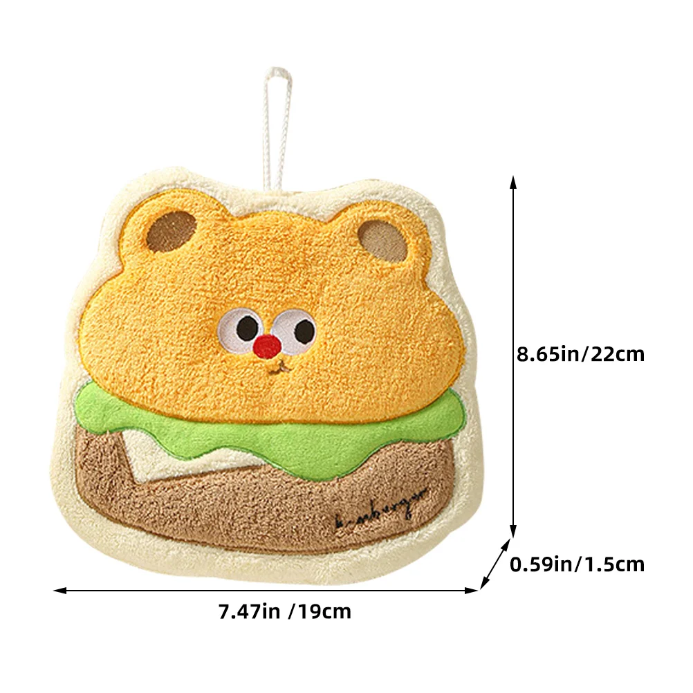 منشفة يد كرتونية من كابيلوك، منشفة مطبخ سريعة الجفاف، مناشف لطيفة للتجفيف للحمام والاستخدام المنزلي #3