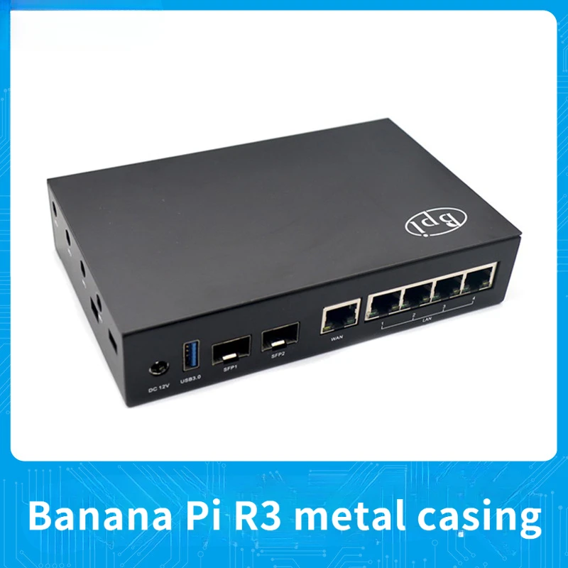 Banana Pi R3 motherboard metal casing  BPI-R3 protective box Easy installation
