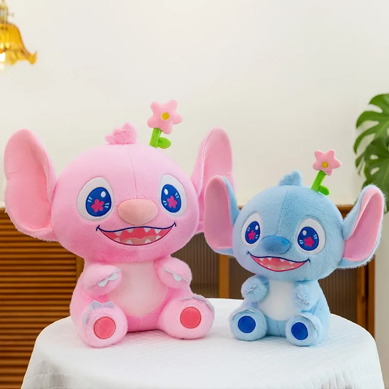

Дисней Аниме Лило и Стич Весенний Цветок Плюшевая Игрушка Мультфильм Мягкая Подушка Кукла Декор Комнаты День Рождения Рождественский Подарок
