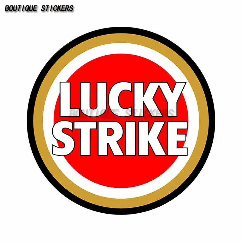 

Creative Lucky Strike Car Stickers Motorcycle Bumper Trunk Laptop Window Waterproof Vinyl Decals High Quality Car Decoration