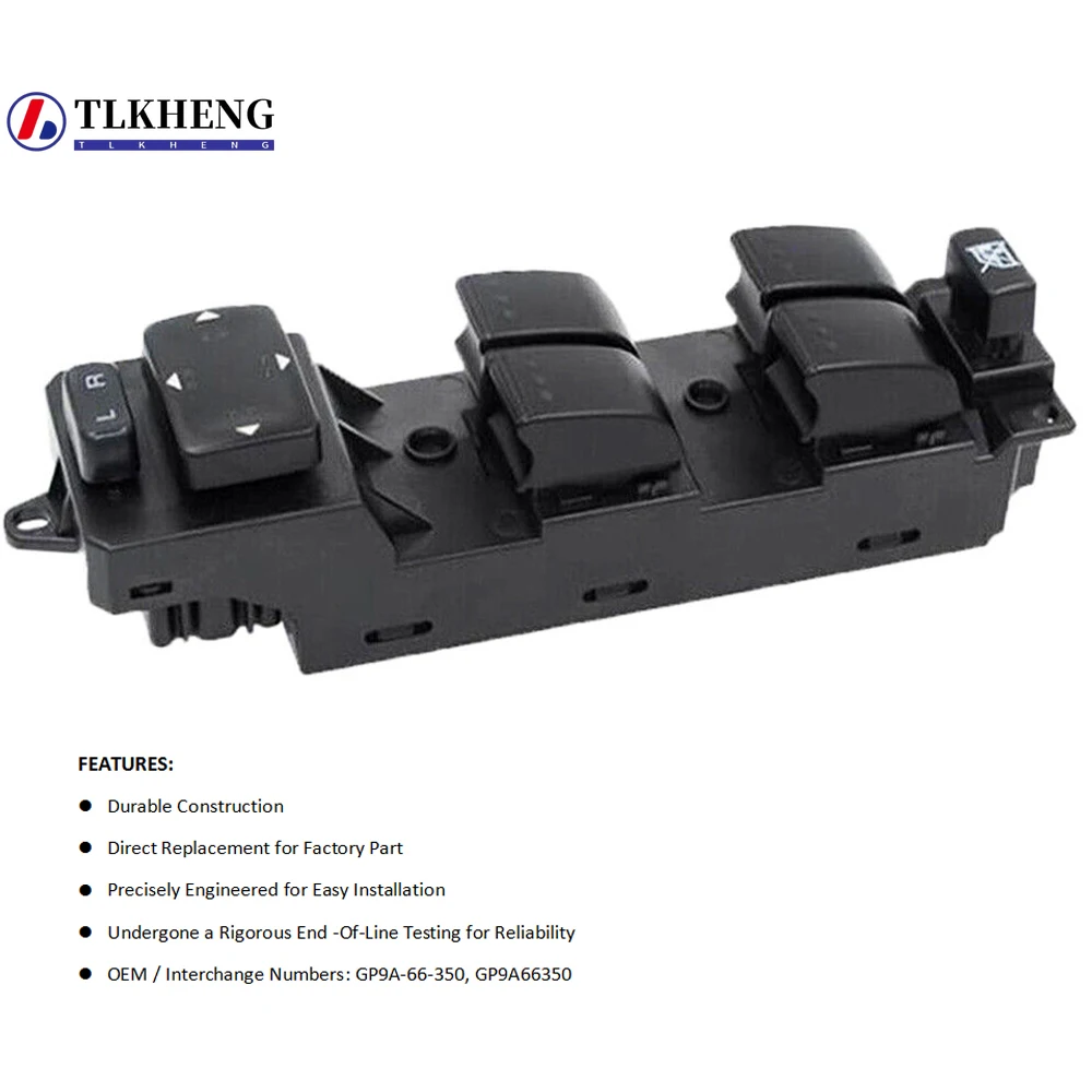 

Кнопка управления переключателем стеклоподъемника для Mazda 6 Travel Edition, Station Wagon, версия хэтчбека, 2002-2016 GP9A-66-350, GP9A66350